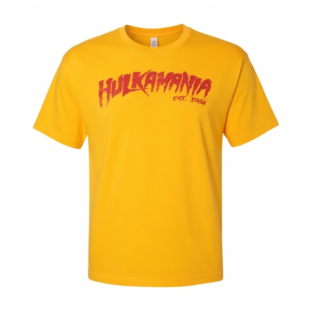 Yellow Graphic Tee - Official Wrestling Logo